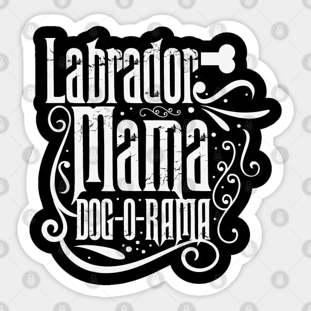 Labrador Mama Sticker by CTShirts